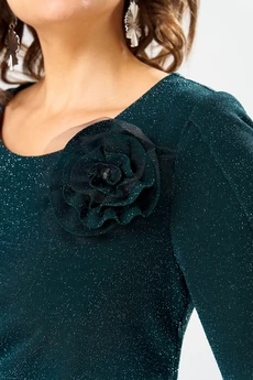 Платье 1-2853 зелёный Romanovich style