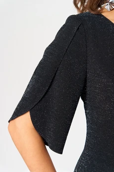 Платье 1-2853 чёрный Romanovich style