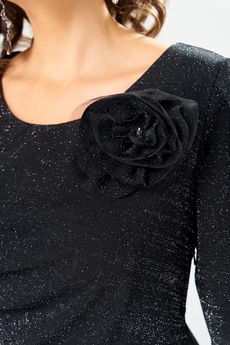 Платье 1-2853 чёрный Romanovich style