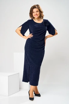 Платье 1-2853 синий Romanovich style