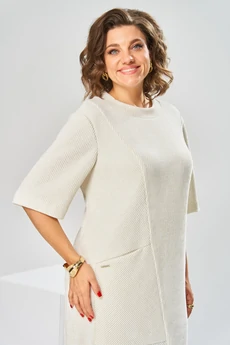 Платье 1-2858 молочный Romanovich style