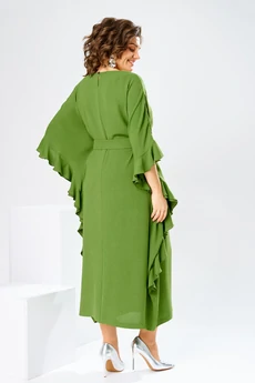 Платье 1-2870 олива Romanovich style