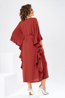 Платье 1-2870 терракотовый Romanovich style