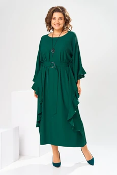 Платье 1-2870 зелёный Romanovich style