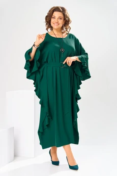 Платье 1-2870 зелёный Romanovich style