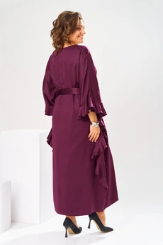 Платье 1-2870 бордо Romanovich style