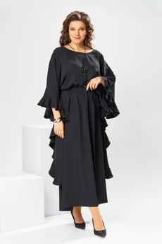 Платье 1-2870 чёрный Romanovich style