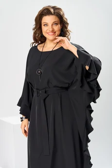 Платье 1-2870 чёрный Romanovich style