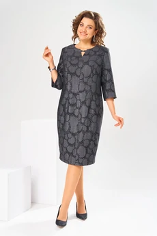 Платье 1-2873 графит Romanovich style