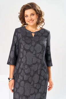 Платье 1-2873 графит Romanovich style