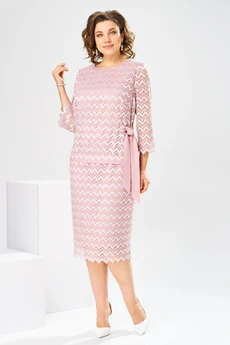 Платье 1-2894 розовый Romanovich style