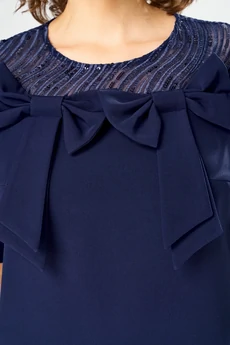 Платье 1-2899 синий пайетки Romanovich style