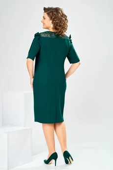 Платье 1-2899 изумруд Romanovich style