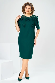 Платье 1-2899 изумруд Romanovich style