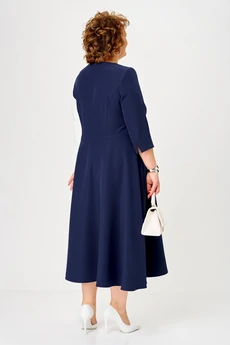 Платье 1-2905 сине-белый Romanovich style