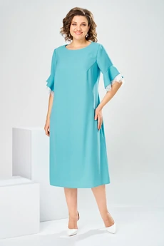 Платье 1-2910 бирюза Romanovich style