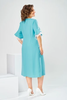 Платье 1-2910 бирюза Romanovich style