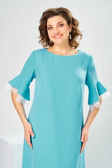Платье 1-2910 бирюза Romanovich style