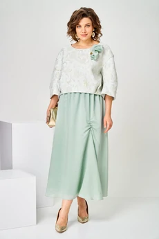Платье 1-2915 мята Romanovich style