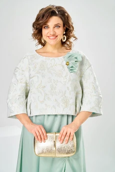 Платье 1-2915 мята Romanovich style