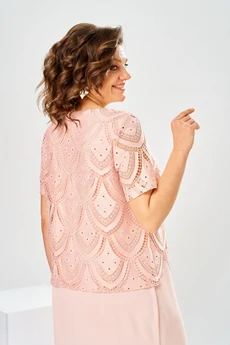 Платье 1-2927 пудровый Romanovich style