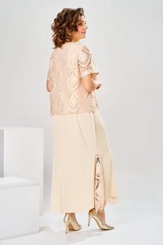 Платье 1-2927 кремовый Romanovich style