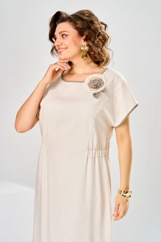Платье 1-2929 молочный Romanovich style