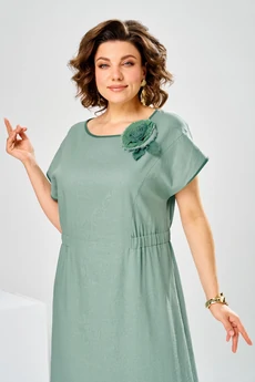 Платье 1-2929 зеленый Romanovich style