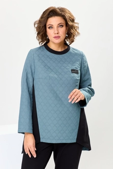 Костюм брючный 2-2568 голубой Romanovich style