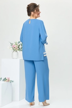 Костюм брючный 2-2573 голубой Romanovich style
