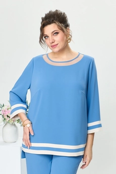 Костюм брючный 2-2573 голубой Romanovich style