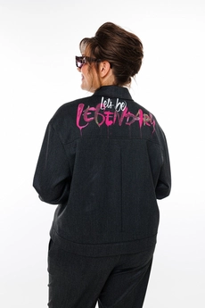 Костюм брючный 2-2588 графит Romanovich style