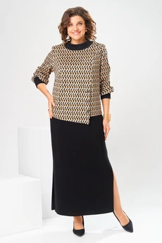 Костюм с юбкой 2-2600 колосок Romanovich style