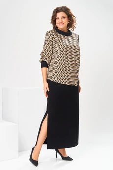 Костюм с юбкой 2-2600 колосок Romanovich style