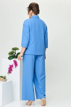 Костюм брючный 2-2654 голубой Romanovich style