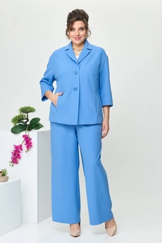 Костюм брючный 2-2654 голубой Romanovich style