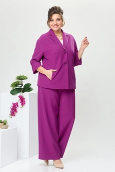 Костюм брючный 2-2654 тёмная фуксия Romanovich style