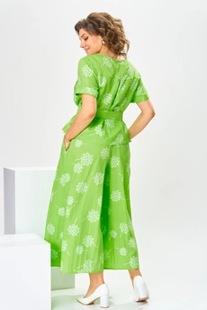 Костюм брючный 2-2704 салатовый Romanovich style
