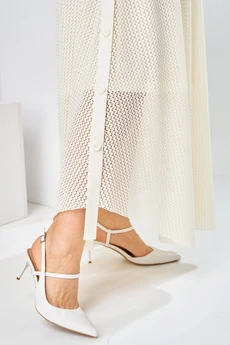 Костюм с юбкой 2-2856 молочный Romanovich style