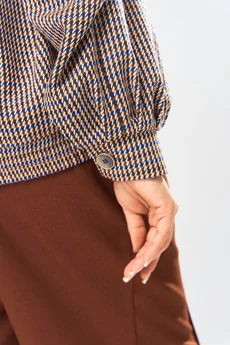 Костюм брючный 2-2861 синий Romanovich style