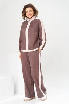 Костюм брючный 2-2874 капучино Romanovich style