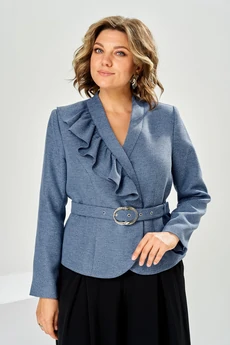 Костюм брючный 2-2879 деним Romanovich style