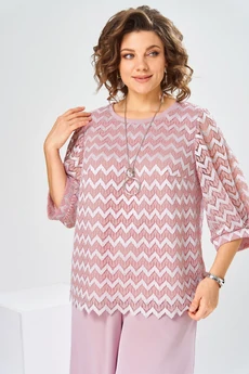 Костюм брючный 2-2892 пудровый Romanovich style