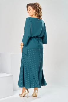 Костюм с юбкой 2-2903 морская волна Romanovich style