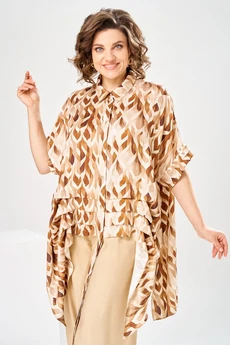 Костюм брючный 2-2917 кэмел Romanovich style