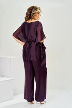 Костюм брючный 2-2943 баклажан Romanovich style
