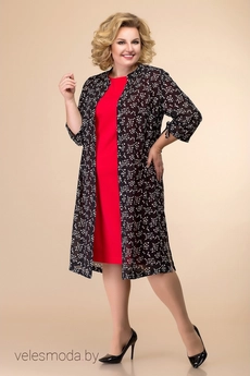 Костюм с платьем 3-2046 Romanovich style