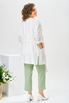 Костюм брючный 3-2377 салатовый Romanovich style