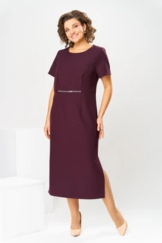 Костюм с платьем 3-2559 баклажан Romanovich style