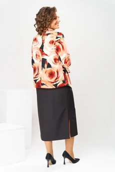 Костюм с платьем 3-2559 мультиколор Romanovich style